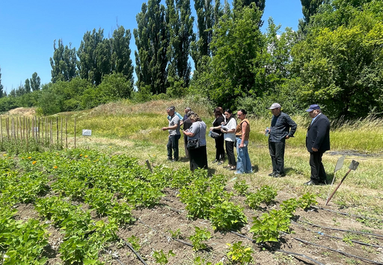 Training on organic production issues was held at the Tsilkani base of the Scientific-Research Center of Agriculture