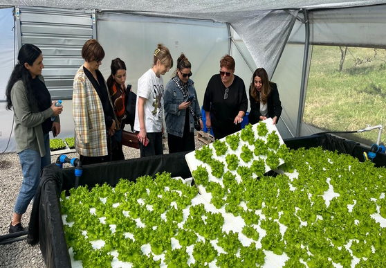 Training on Hydroponic Technologies was held at the Center's Tsilkani Base