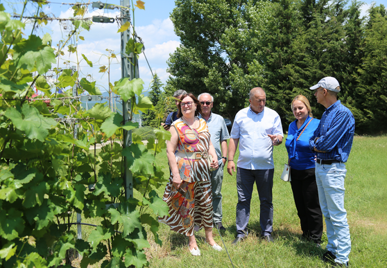 The representatives of the University of Beja, Portugal, and Portuguese educational institutions visited the Jighaura base