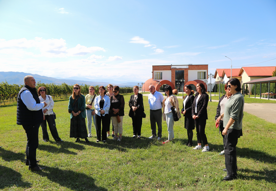 Female farmers from Adjara visited the Jighaura Base